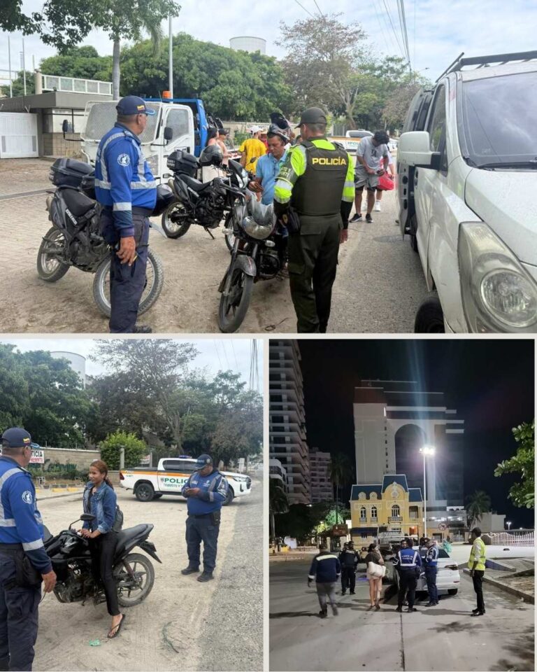 Autoridades impusieron 324 comparendos durante puente festivo en Santa Marta
