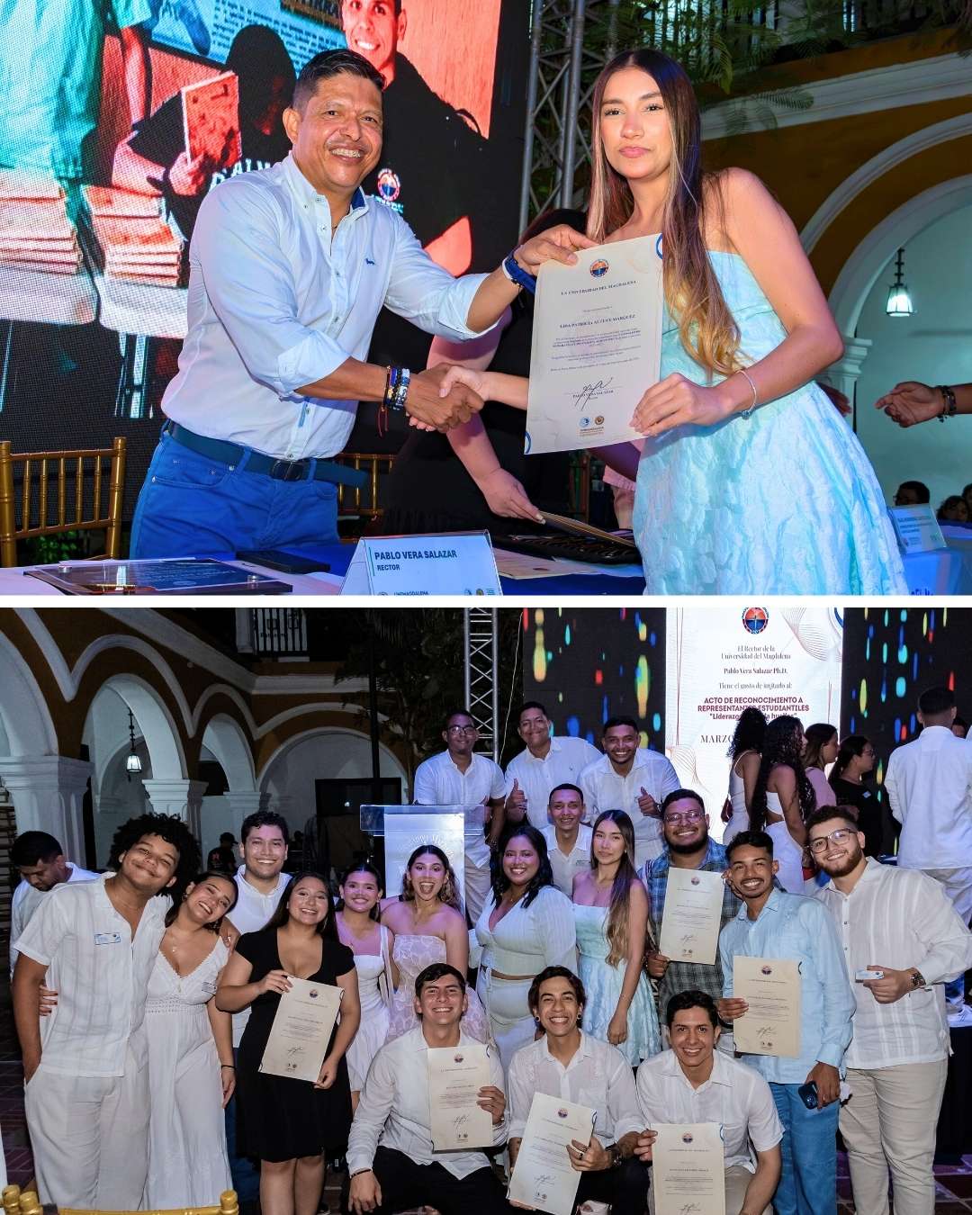 En acto de reconocimiento, UNIMAGDALENA destacó el compromiso y el liderazgo de los representantes estudiantiles