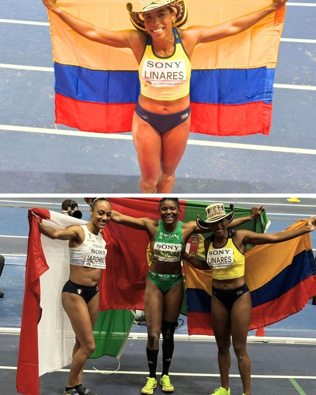Natalia Linares González, estudiante UNIMAGDALENA, gana bronce en Mundial de Atletismo