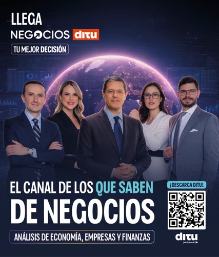 Negocios DITU, impulsa la información económica en streaming con un canal 24 7 para entender los negocios en Colombia.