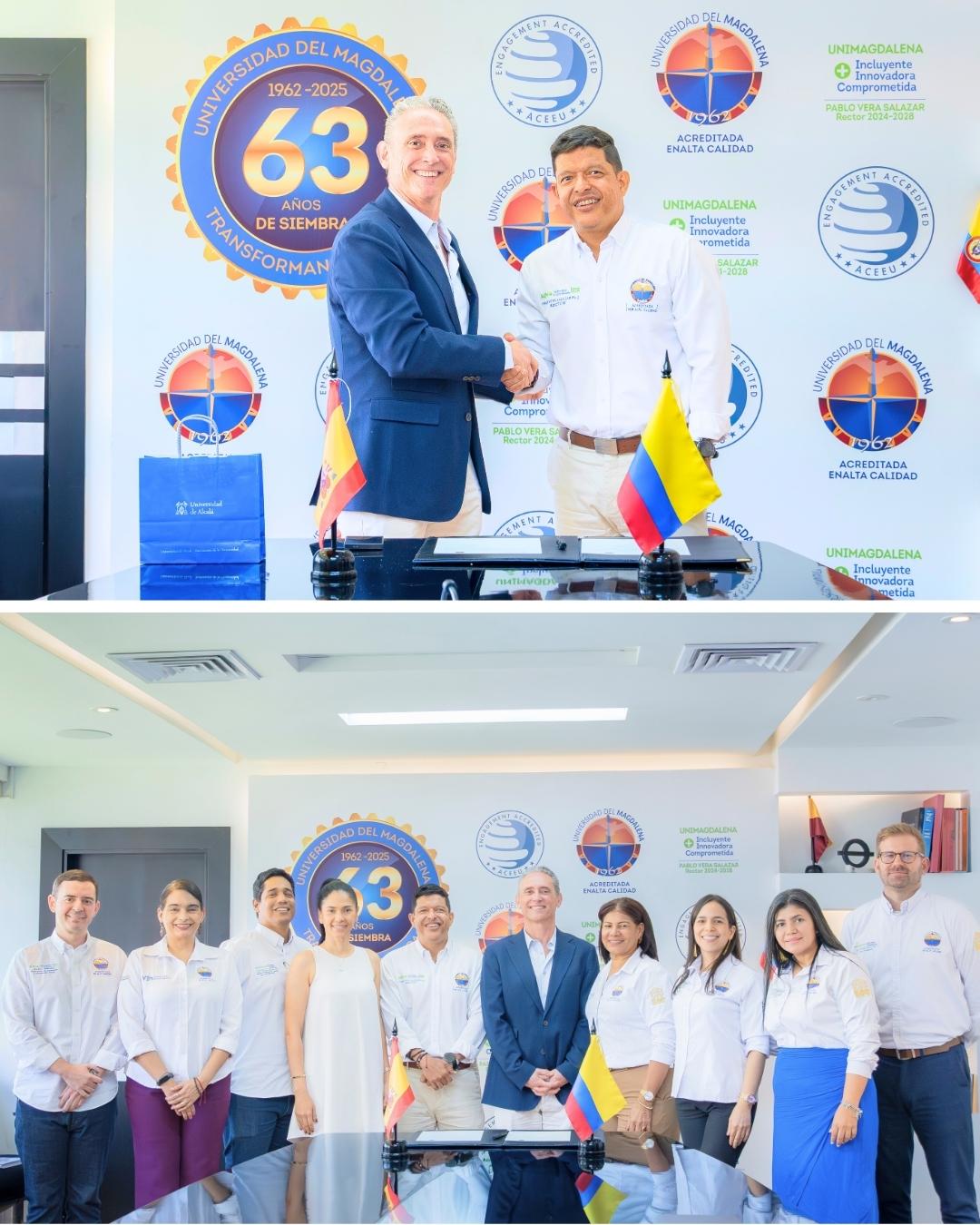 UNIMAGDALENA establece cooperación académica con la Universidad de Alcalá