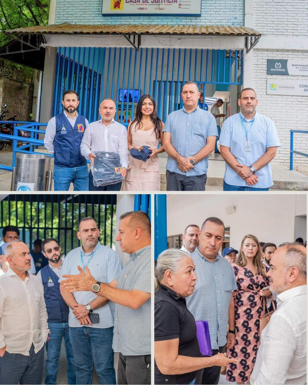 Alcaldía de Santa Marta y Gobierno nacional ratifican compromiso con el fortalecimiento de la Casa de Justicia