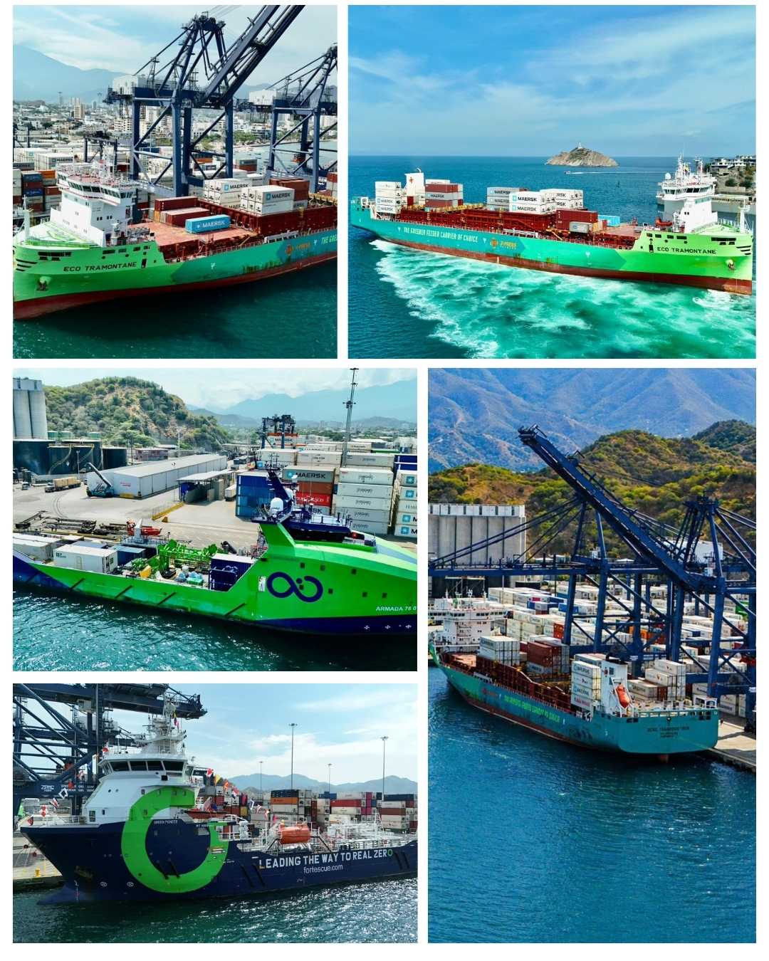 Buques sostenibles fortalecen operaciones ambientales en el Puerto de Santa Marta