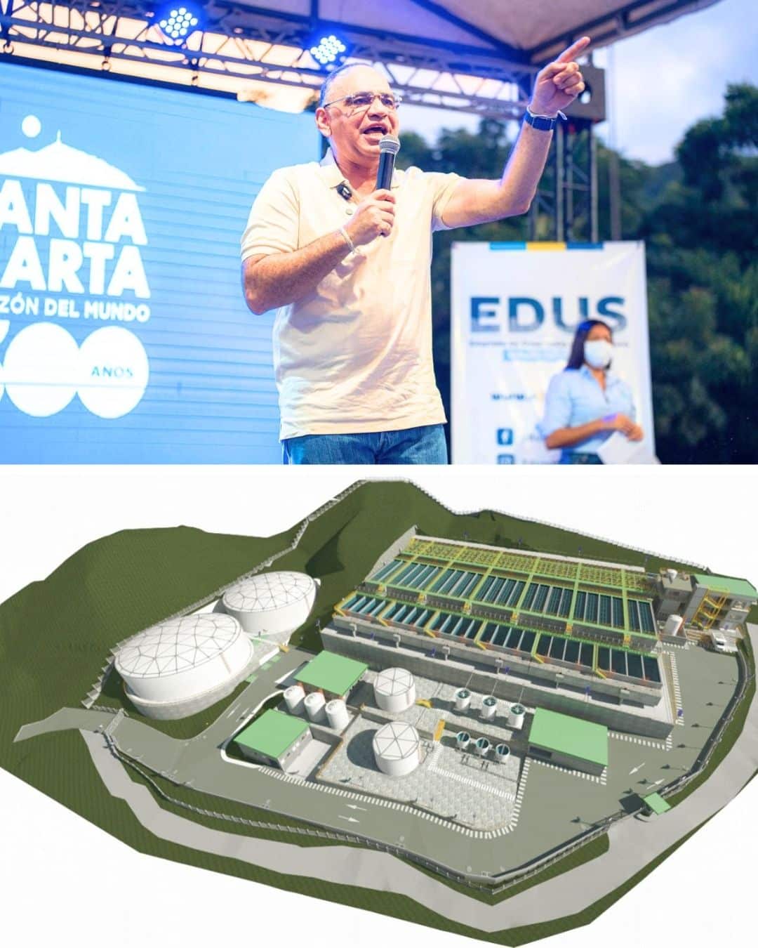 “En próximos días comenzamos la contratación de obras de la Planta El Curval” Alcalde Carlos Pinedo