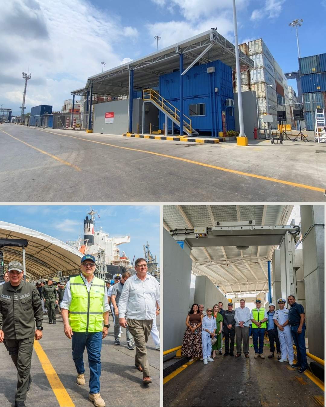 Puerto de Santa Marta refuerza la seguridad con el escáner de contenedores más moderno del mundo