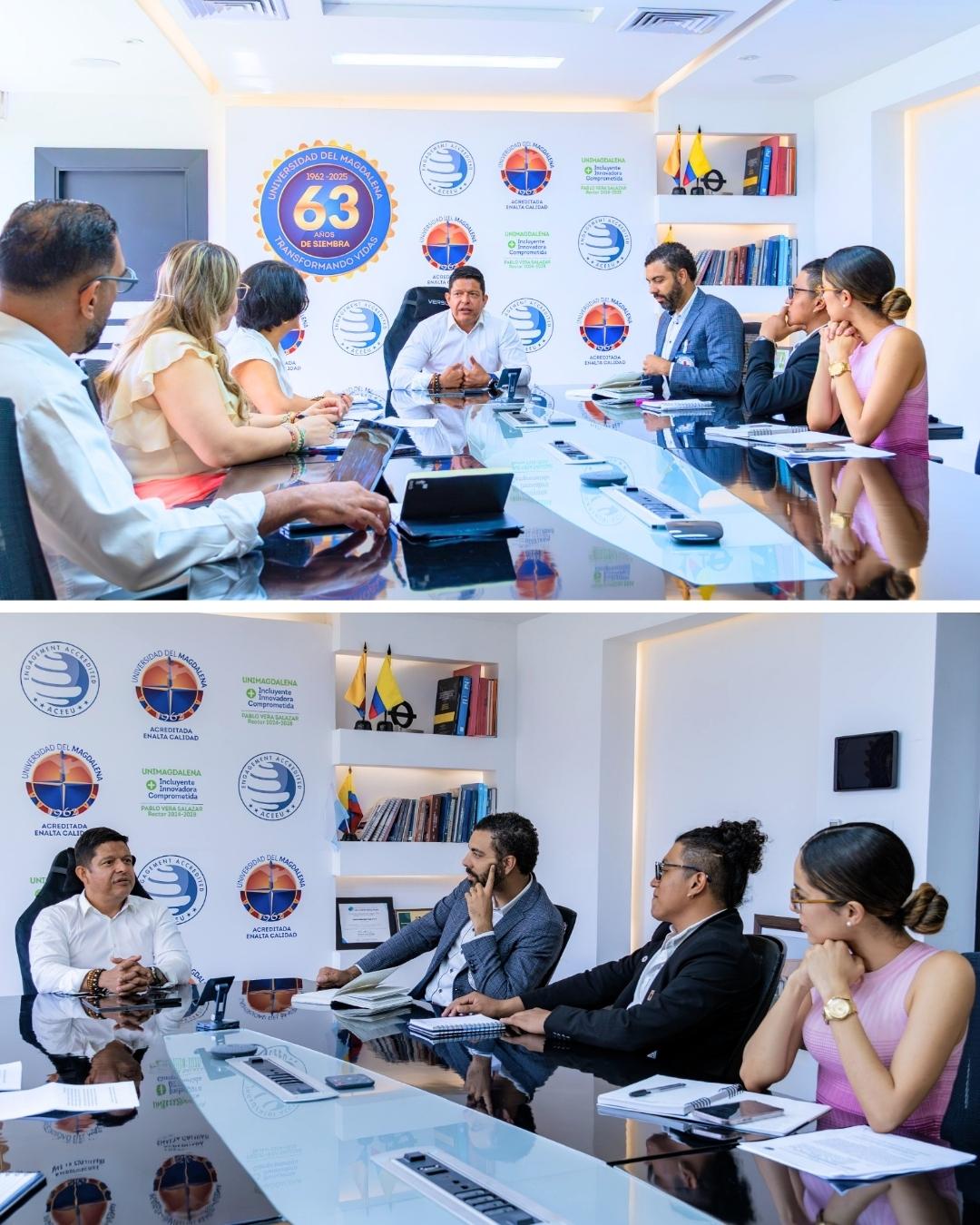 UNIMAGDALENA fortalece lazos con el Comité Internacional de la Cruz Roja