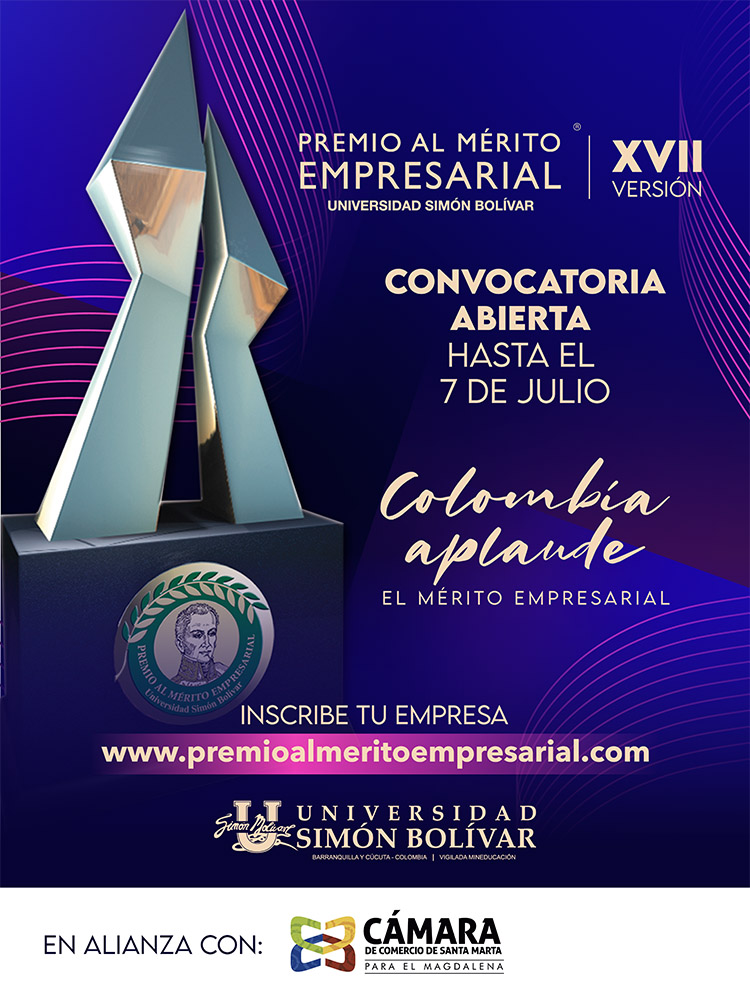 Colombia aplaude el Mérito empresaria abre la XVII versión del Premio al Mérito Empresarial de la Universidad Simón Bolívar