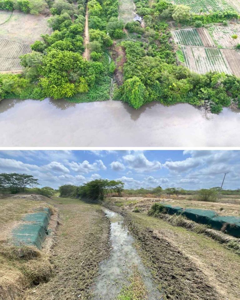Fenómeno de el Niño disminuye caudal del Río Magdalena y afecta el ingreso de agua a los caños de la Ciénaga Grande en Remolino