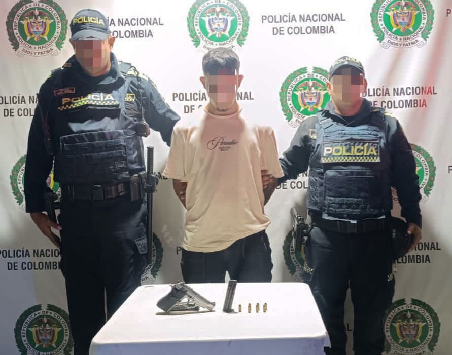 Hombre capturado por porte ilegal y fuga de presos