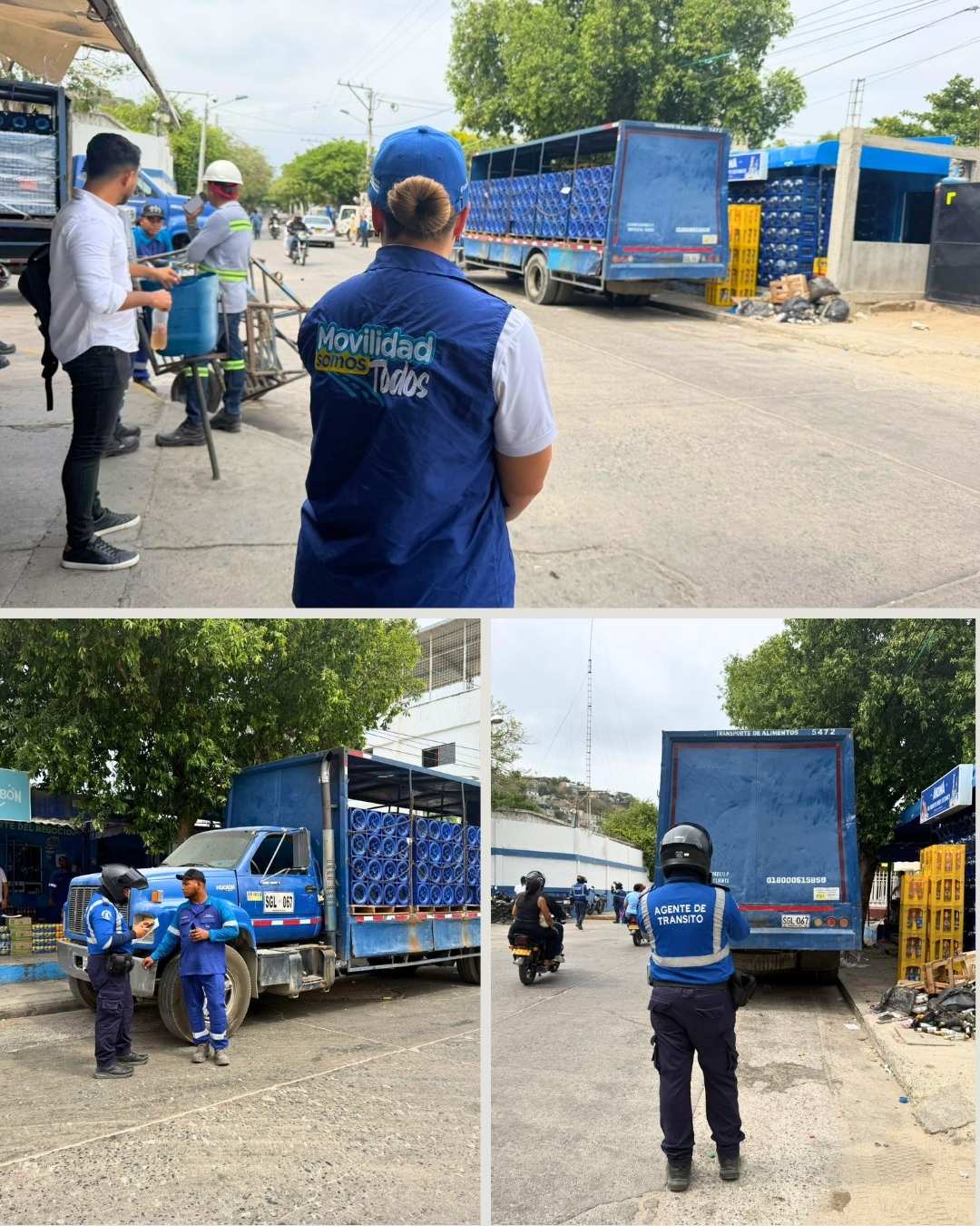 Secretaría de Movilidad intensifica controles a vehículos de carga que incumplen normas en Santa Marta