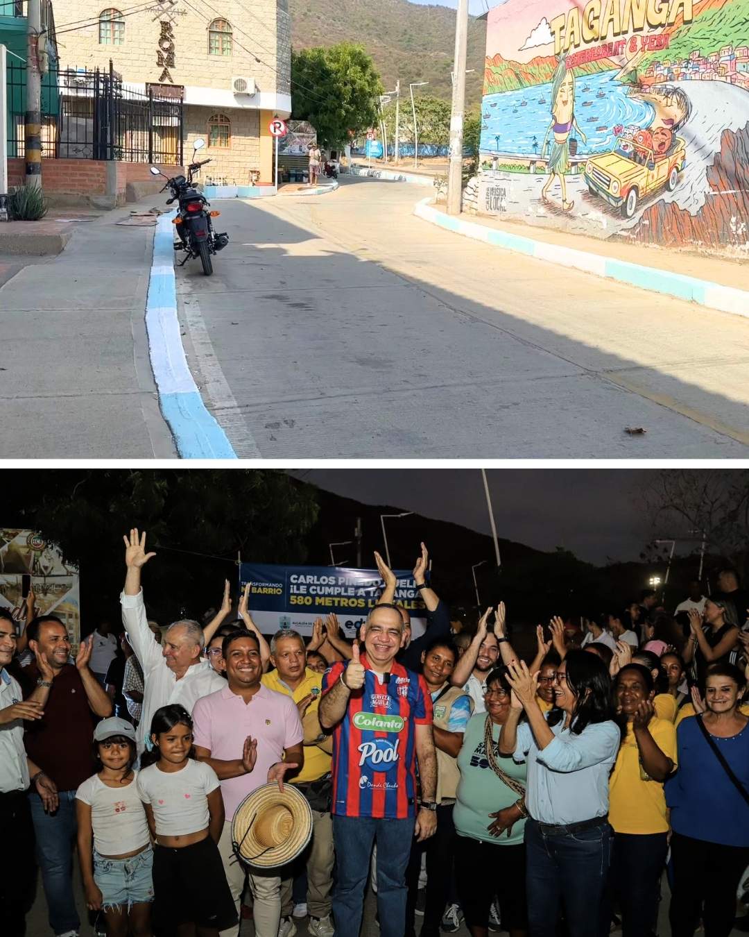 ¡Alcalde Carlos Pinedo entrega nueva vía a Taganga! “Nosotros no venimos a prometer, sino a mostrar resultados”