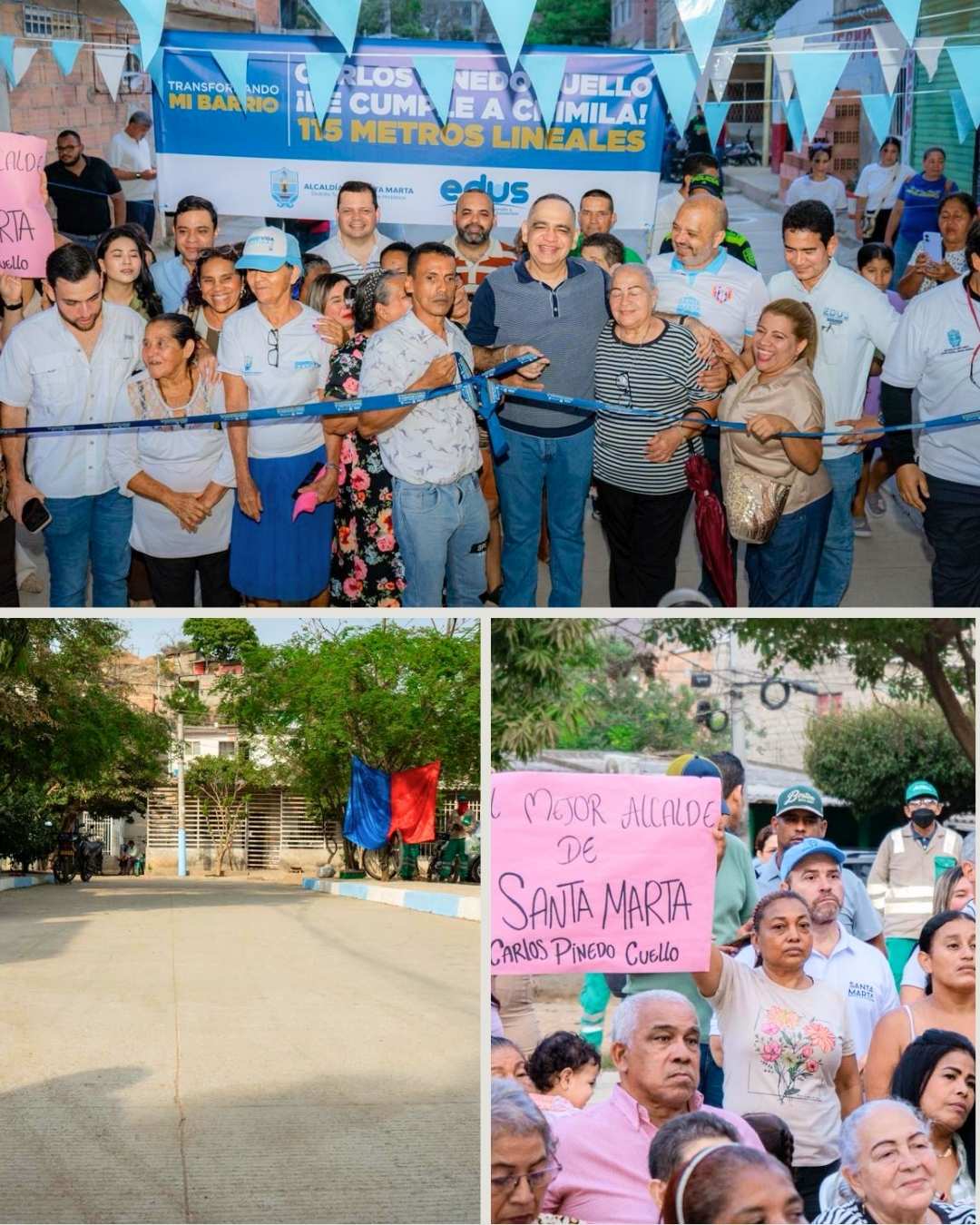 ¡De las promesas a los hechos! Alcalde Carlos Pinedo Cuello entregó nueva vía en Chimila para dignificar a la comunidad