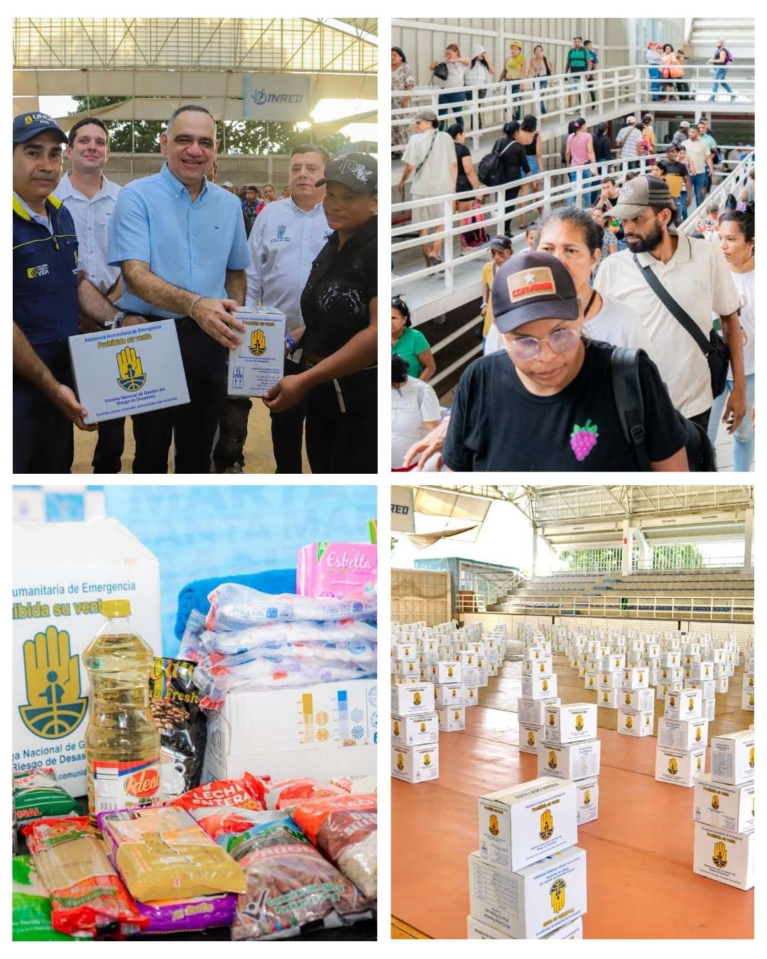 ¡Del lado de la gente! Alcalde Pinedo inicia entrega de ayudas a familias afectadas por el paso del frente frío