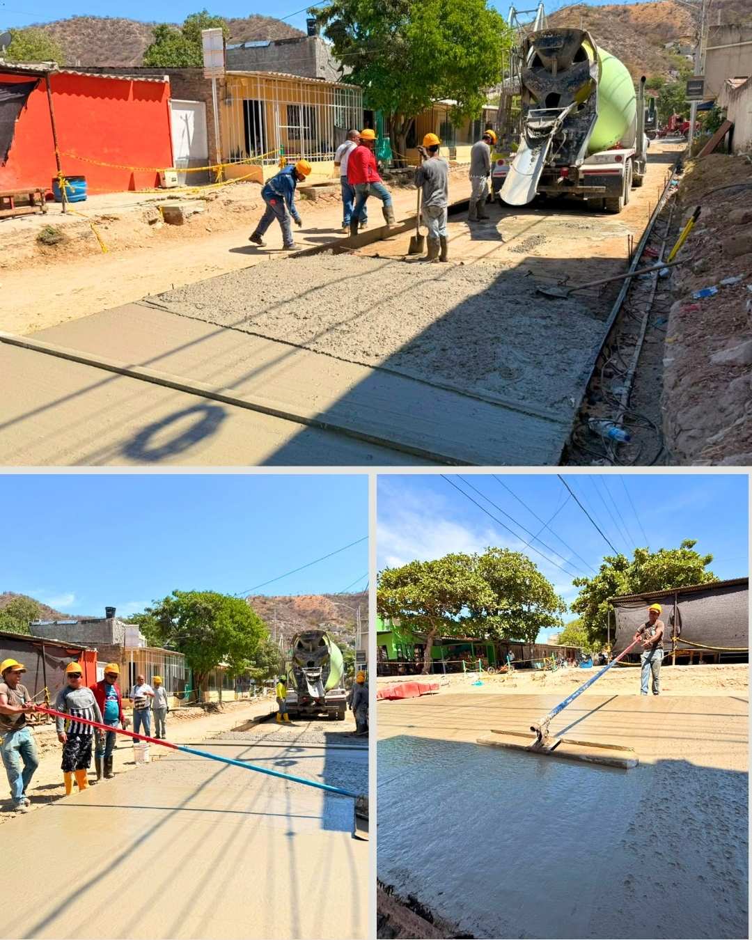 Alcalde Carlos Pinedo avanza con más calles pavimentadas en Pescaíto