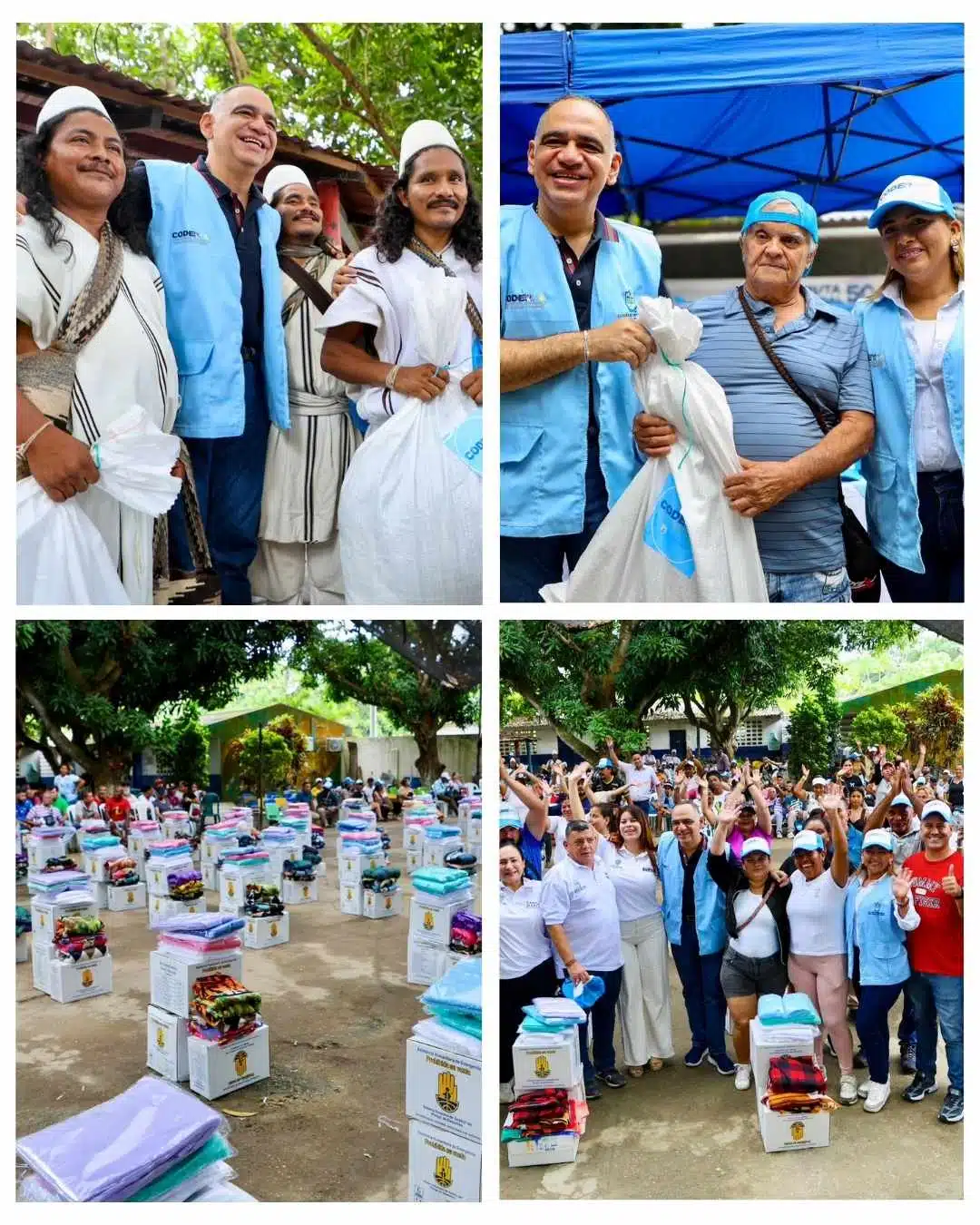 Alcalde Pinedo fortalece atención rural entregando ayudas en Guachaca