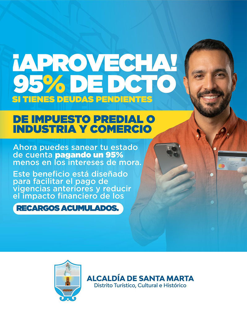 Alcaldía invita a aprovechar el ‘alivio’ y a ponerse al día con los impuestos