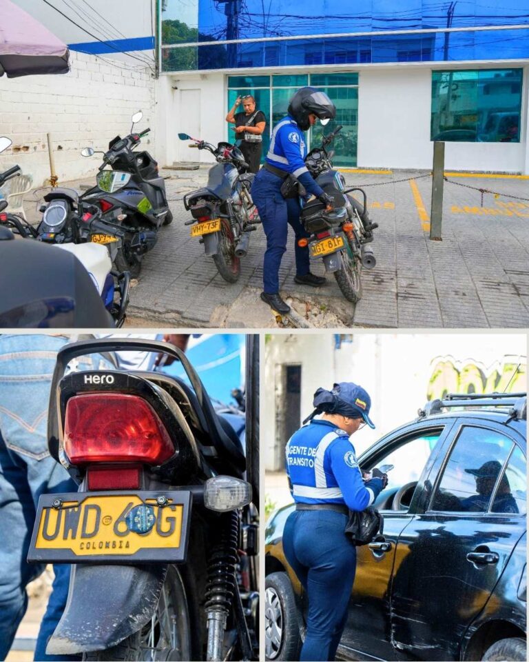 Inmovilizan 897 vehículos e imponen 2.025 comparendos en Santa Marta