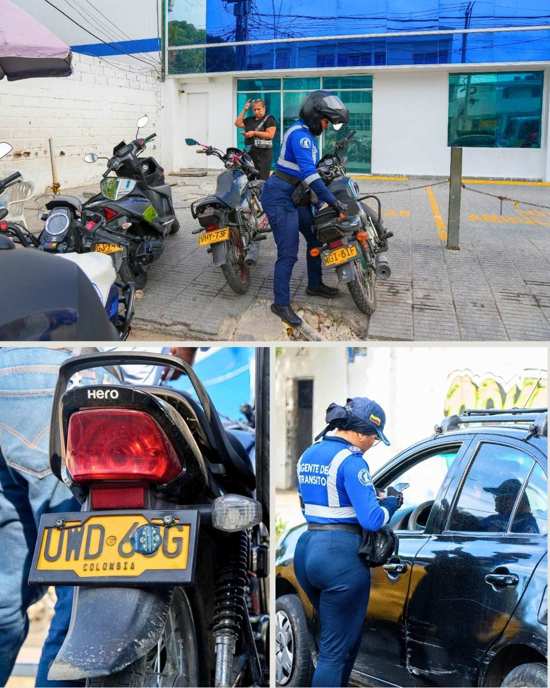 Inmovilizan 897 vehículos e imponen 2.025 comparendos en Santa Marta