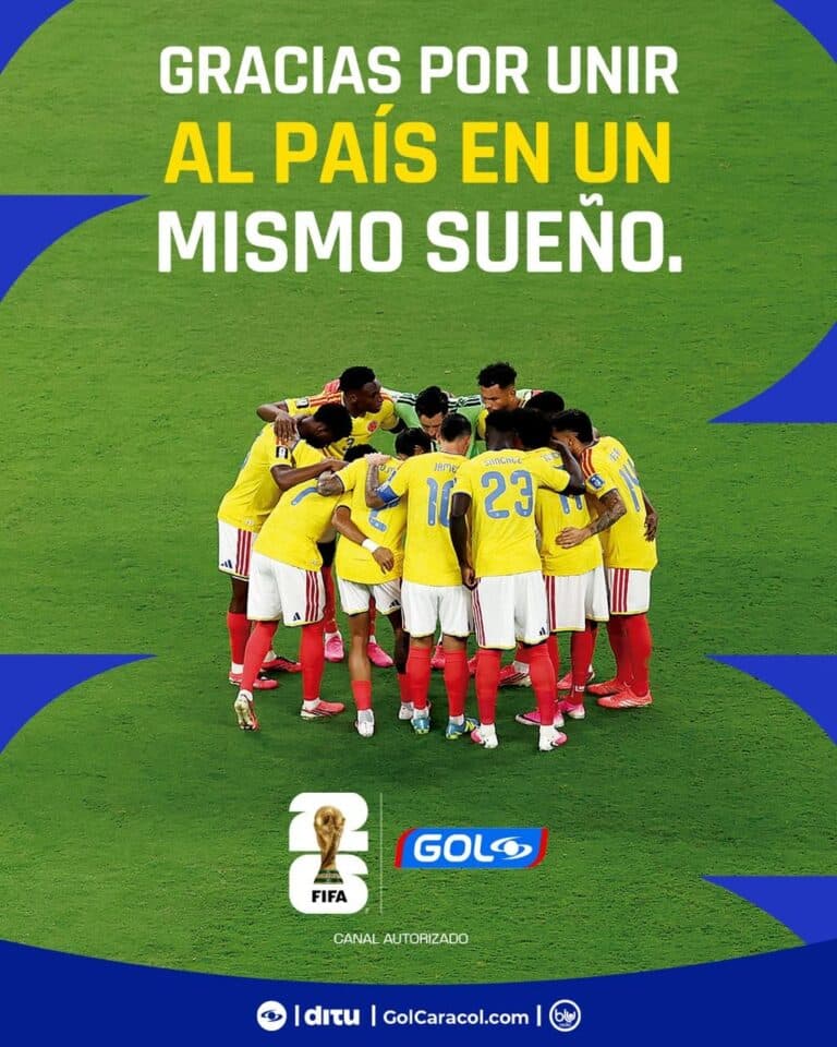 La selección Colombia unió a todo un país. Gracias, equipo por las alegrías