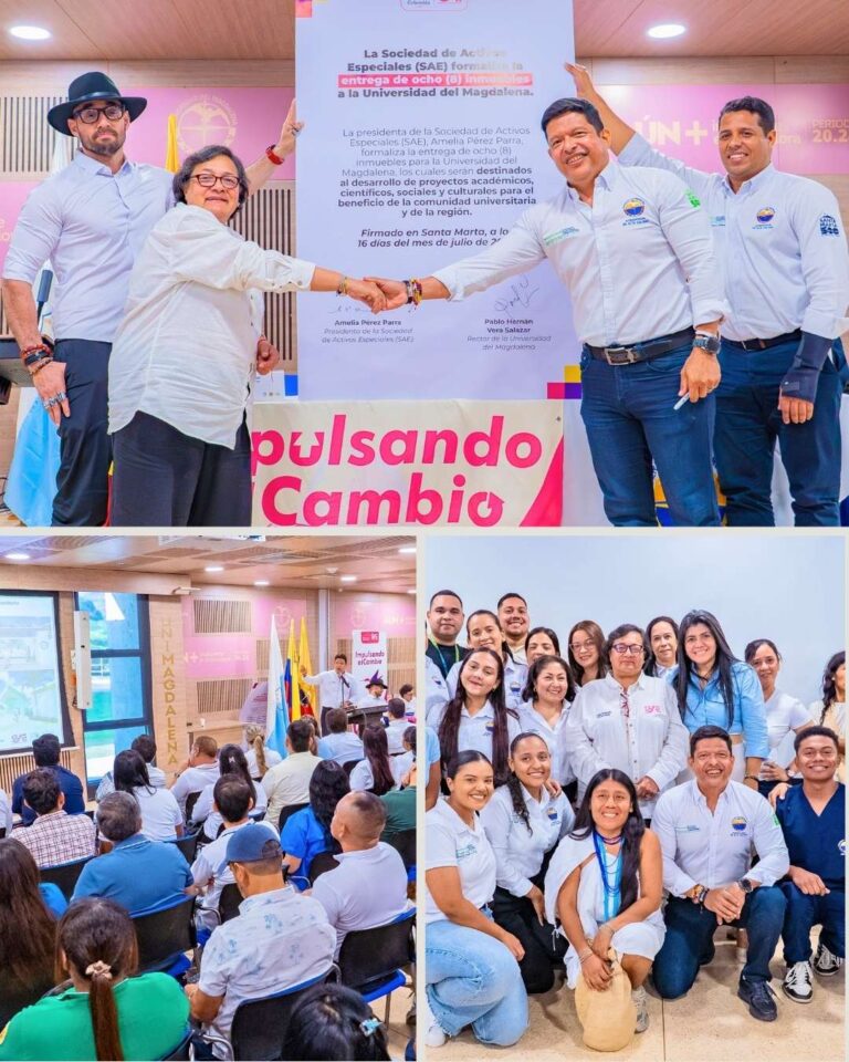 UNIMAGDALENA recibe ocho predios por la SAE para fortalecer la educación superior