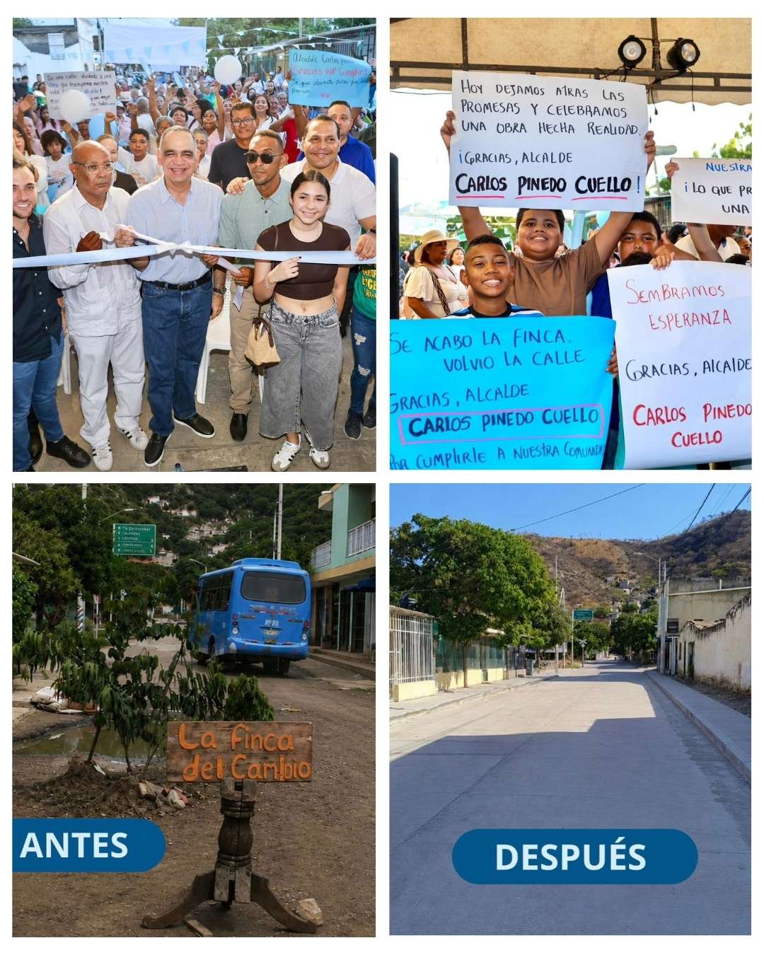 Alcalde Pinedo entrega obra clave y avanza hacia la solución de los rebosamientos históricos de aguas residuales