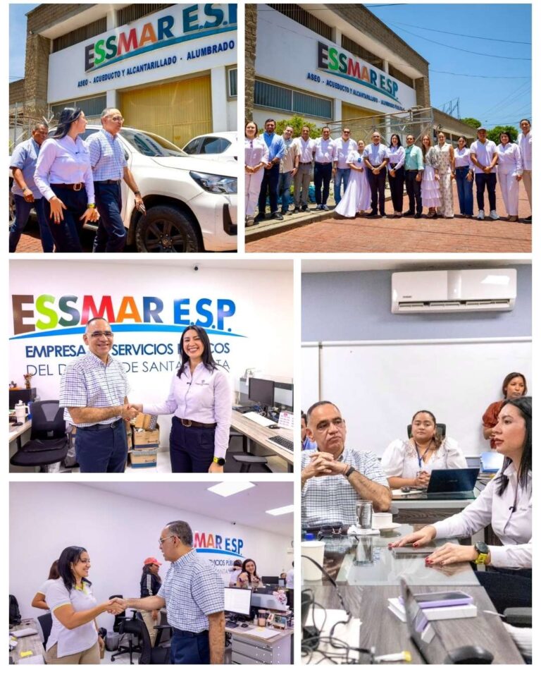 Alcalde de Santa Marta Carlos Pinedo recibió oficialmente la Essmar E.S.P.