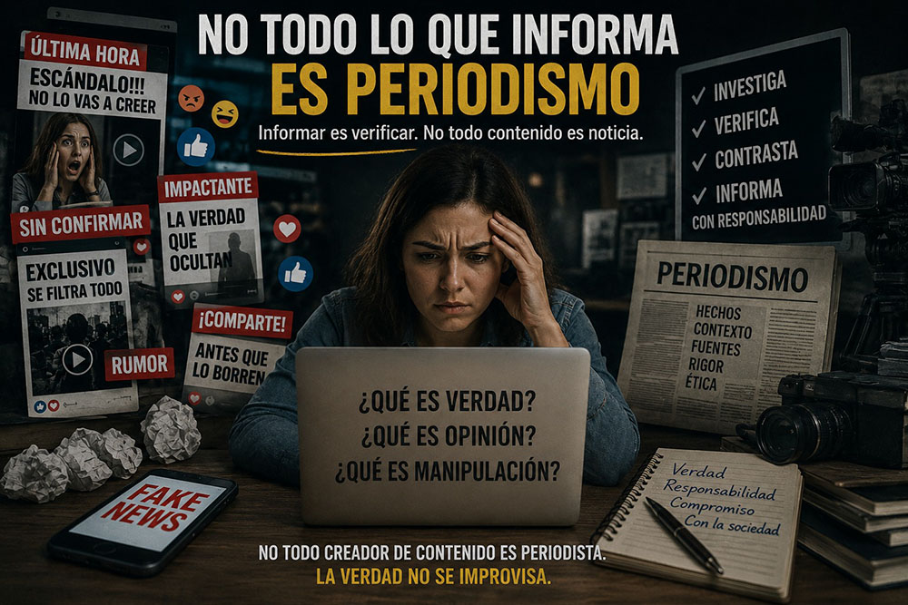 Cuando informar deja de ser periodismo