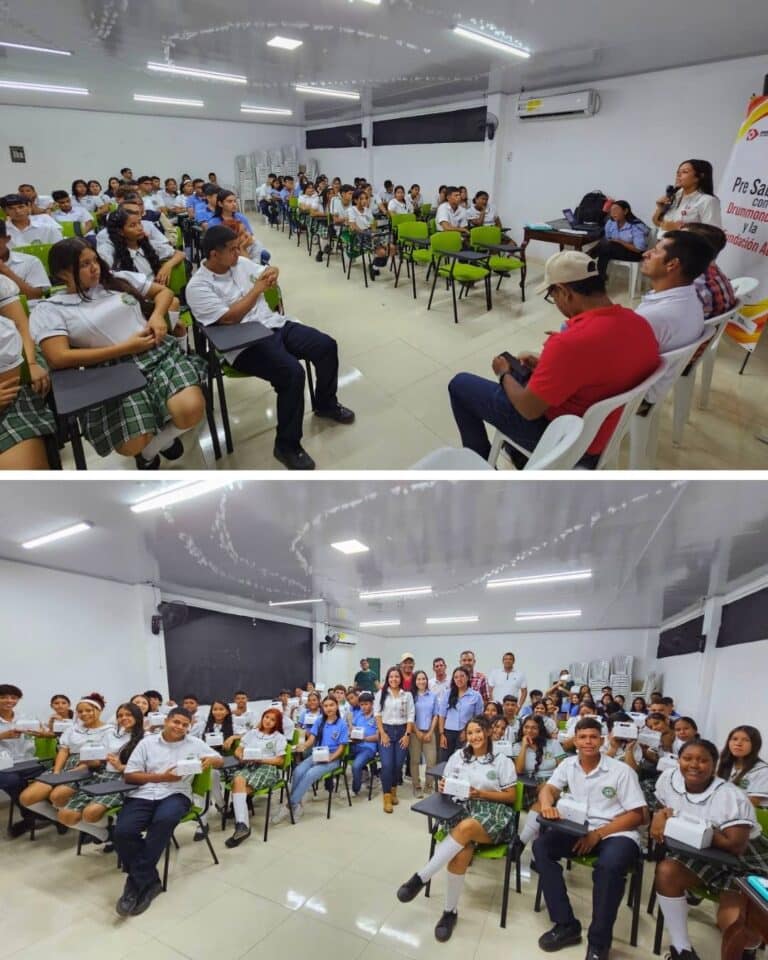 Estudiantes de Agustín Codazzi fortalecen sus competencias para las Pruebas Saber 11° con el apoyo de Drummond Ltd. y la Fundación AC