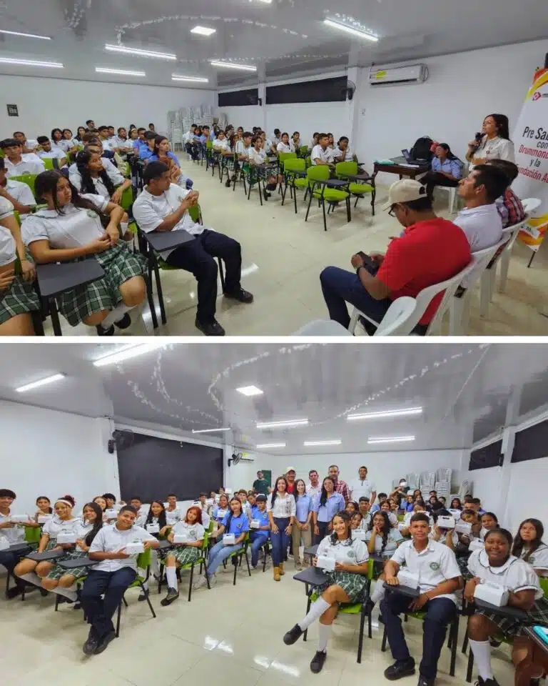 Estudiantes de Agustín Codazzi fortalecen sus competencias para las Pruebas Saber 11° con el apoyo de Drummond Ltd. y la Fundación AC