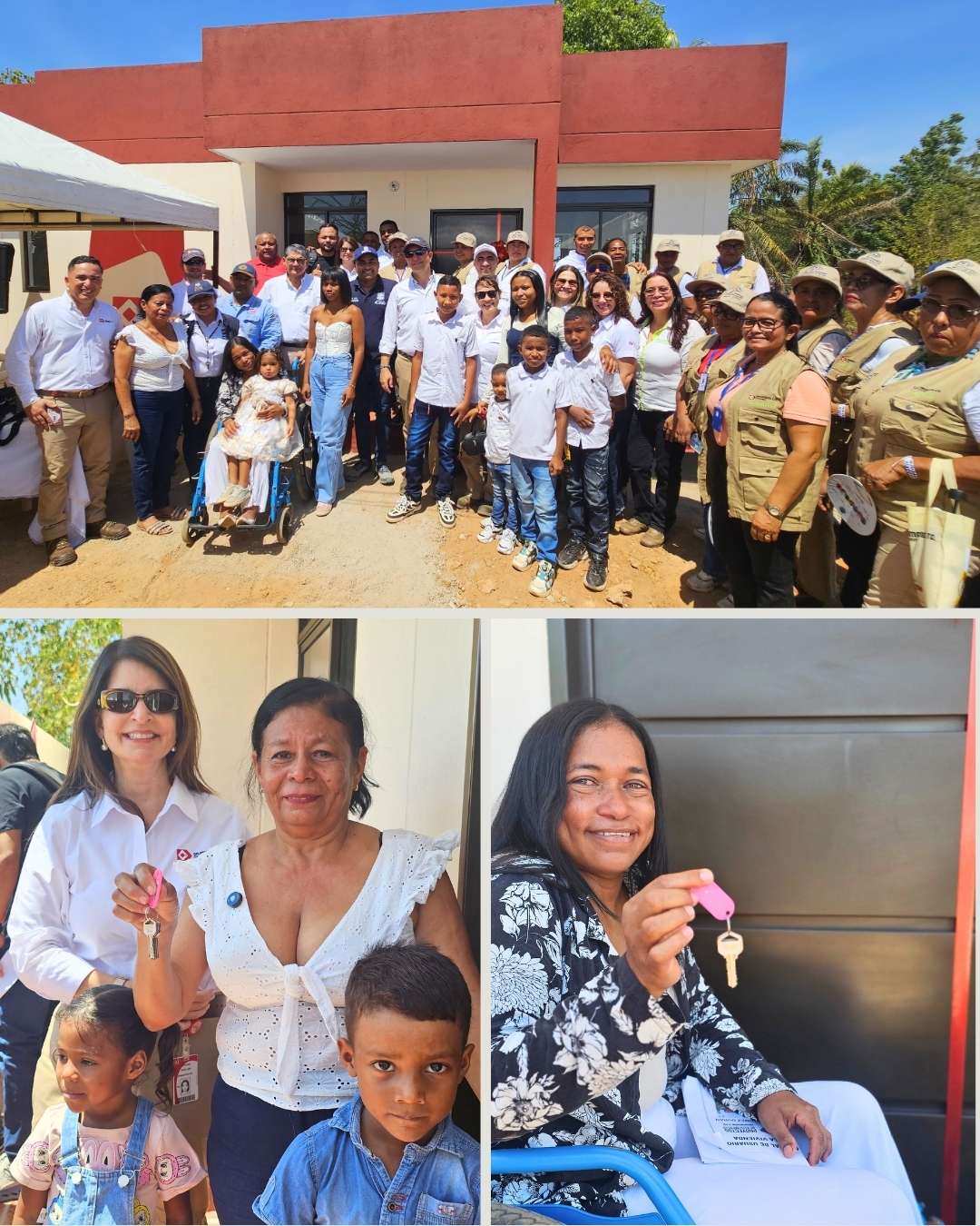 Nuevas puertas se abren Drummond Ltd. inicia la entrega de viviendas en La Loma, Cesar