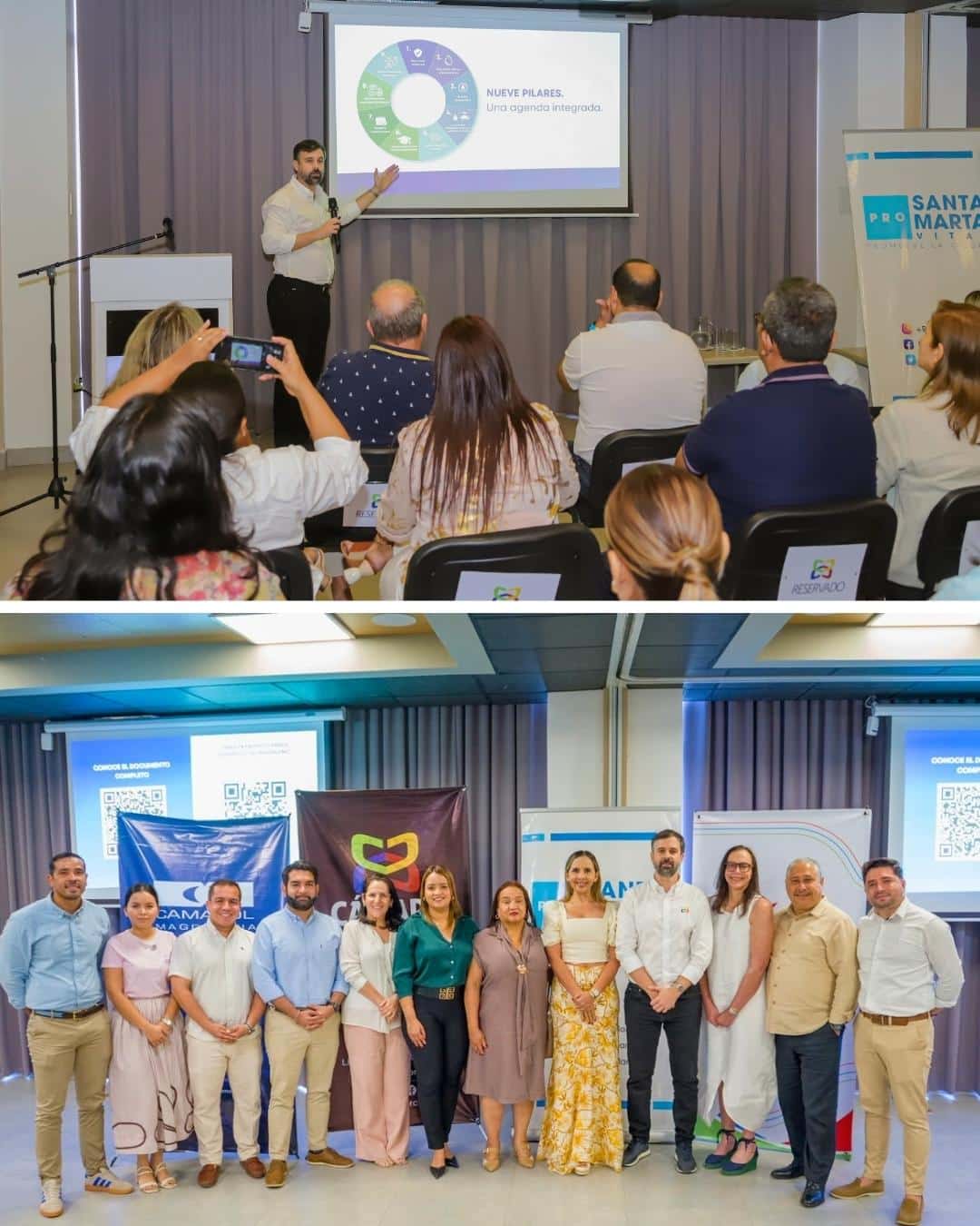 Santa Marta y el Magdalena presentan una agenda única para gestionar inversiones ante el Gobierno Nacional
