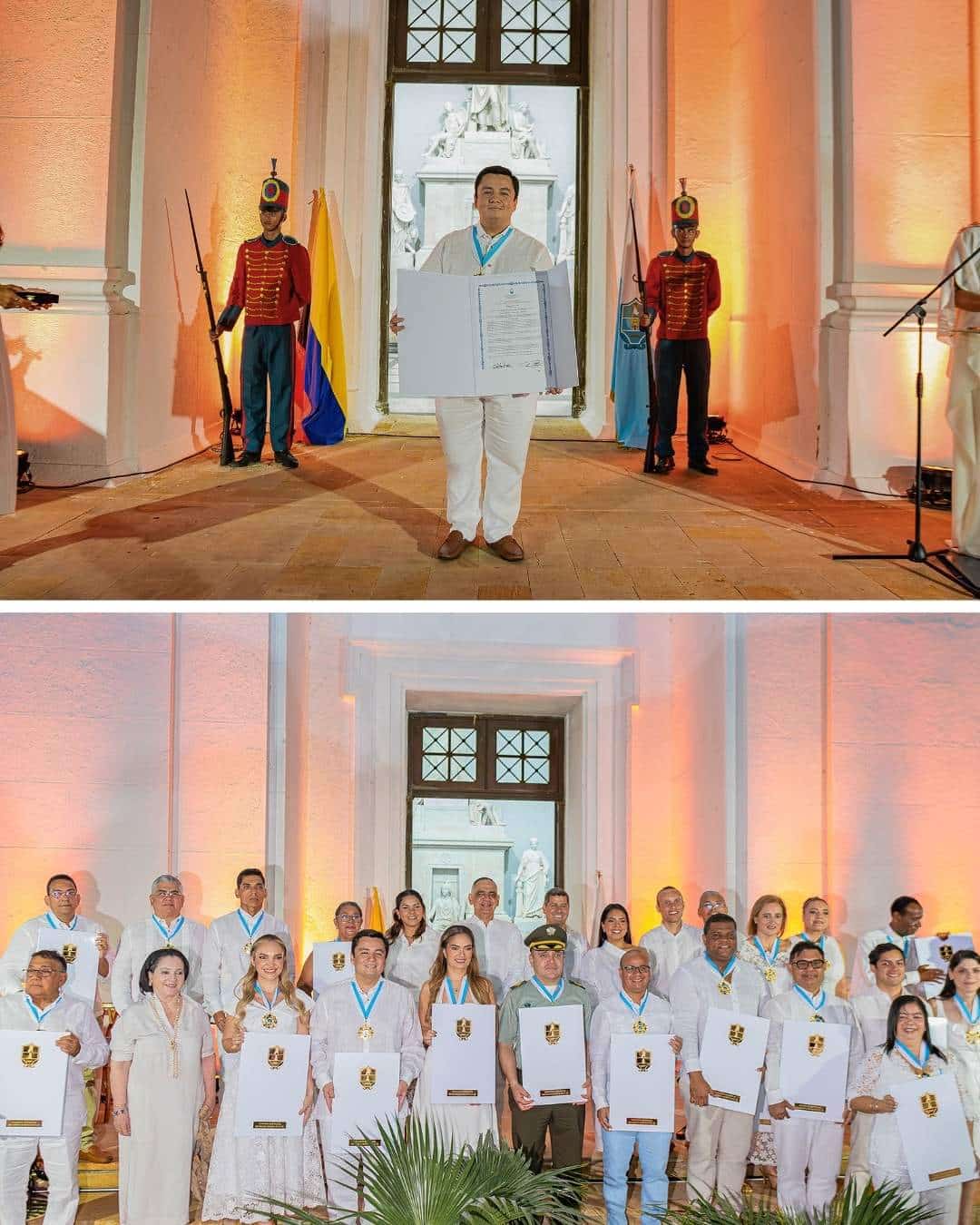 Secretario General de La Sergio recibió la Gran Cruz de Bastidas