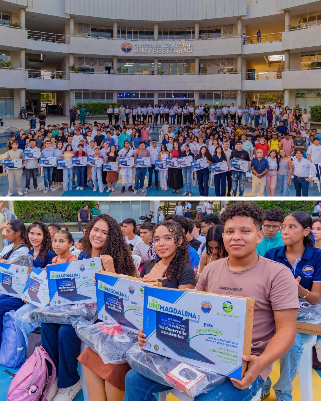 UNIMAGDALENA entrega 220 computadores a estudiantes Talento Magdalena y Talento Santa Marta