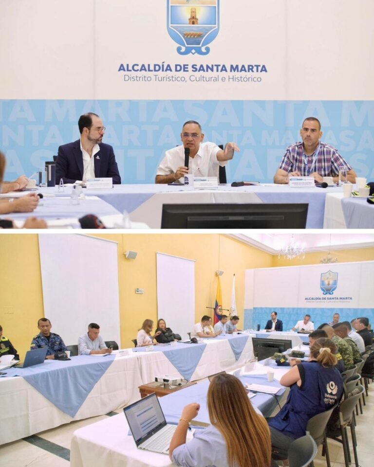 Administración Pinedo y el Gobierno nacional, van de frente a combatir la extorsión y el crimen en Santa Marta