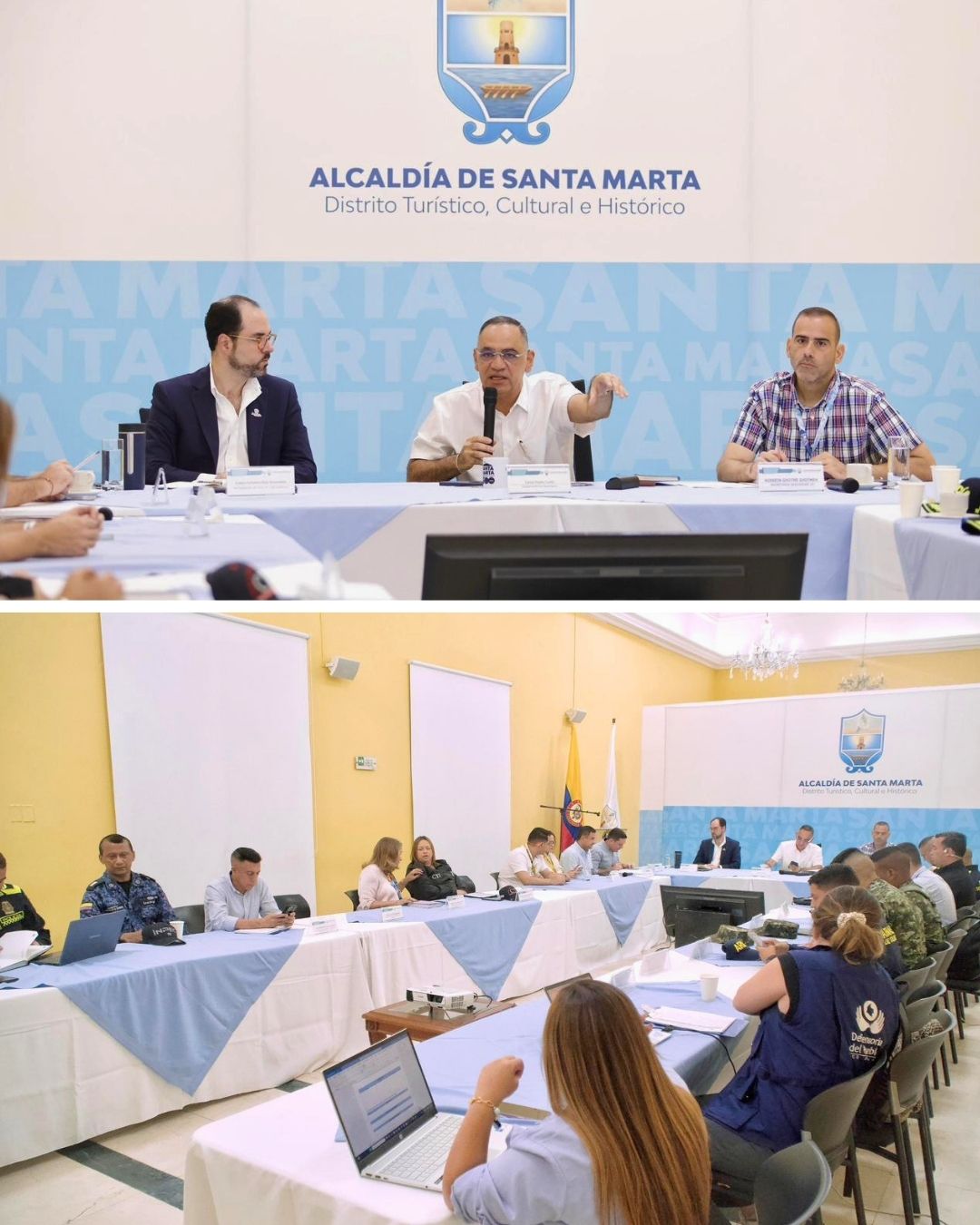 Administración Pinedo y el Gobierno nacional, van de frente a combatir la extorsión y el crimen en Santa Marta