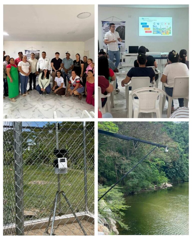 Corpamag capacita a líderes de Guachaca en el uso del nuevo sistema de alerta temprana del río