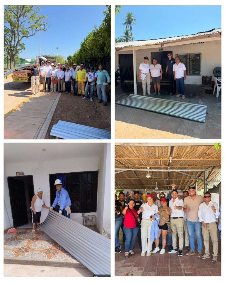 Drummond Ltd. acompaña la recuperación de Casacará tras las afectaciones del vendaval