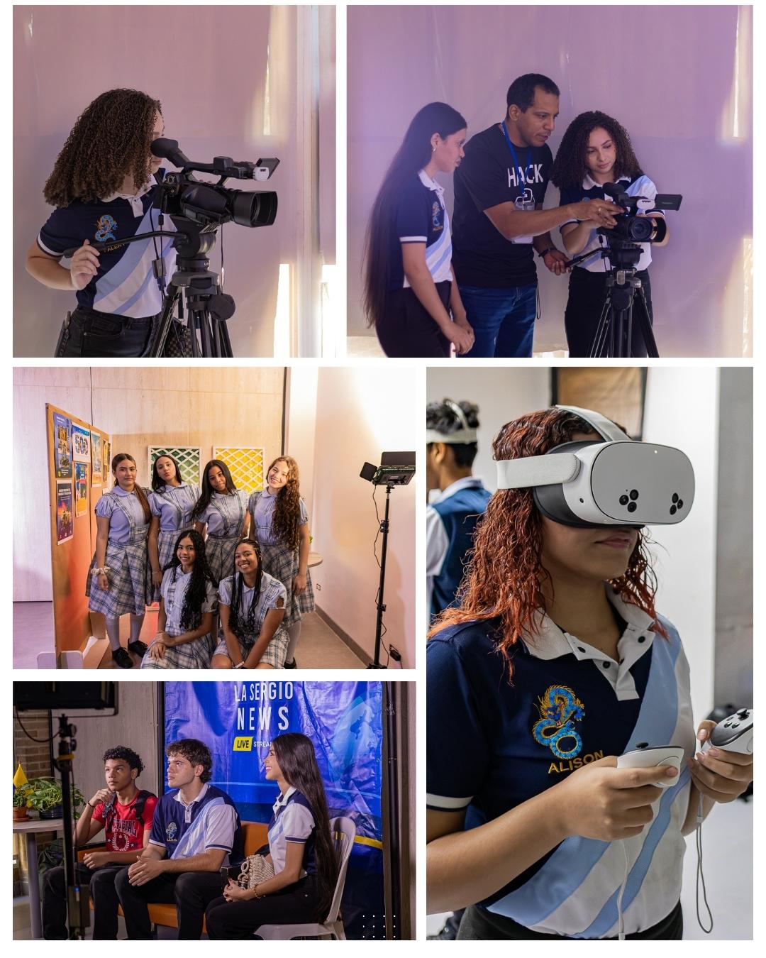 Estudiantes de colegios participaron de “Vive un día como Comunicador Social y Periodista - Diseñador Digital” en La Sergio Arboleda