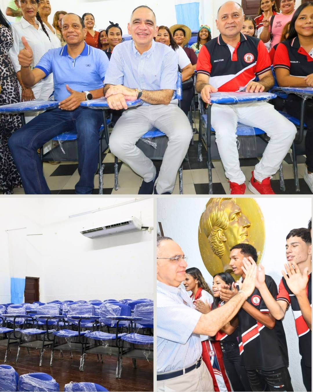 Gobierno Pinedo fortalece la educación con la entrega de 2.620 pupitres