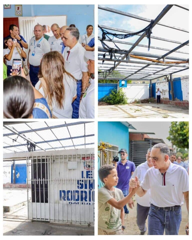 La esperanza vuelva a La Bolivariana Alcalde Pinedo inicia recuperación de la I.E.D. Simón Rodríguez
