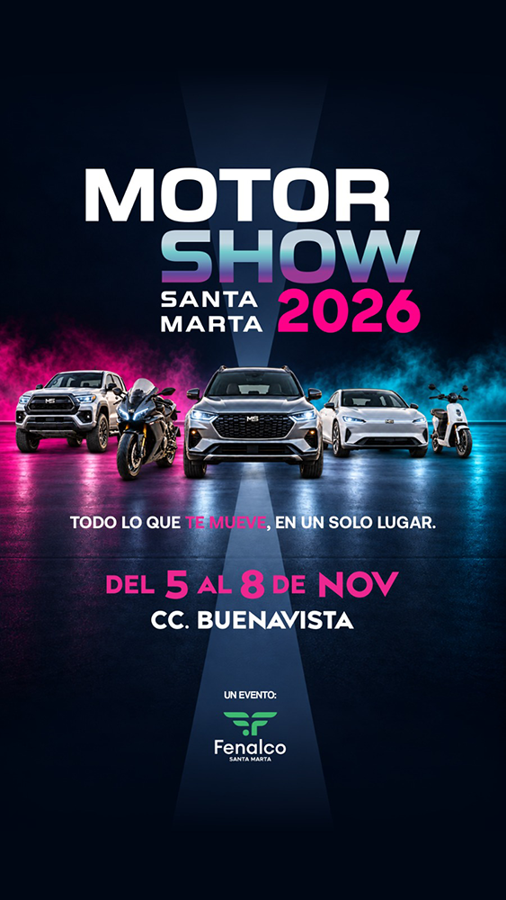 MotorShow 2026 llega a Santa Marta del 5 al 8 de noviembre