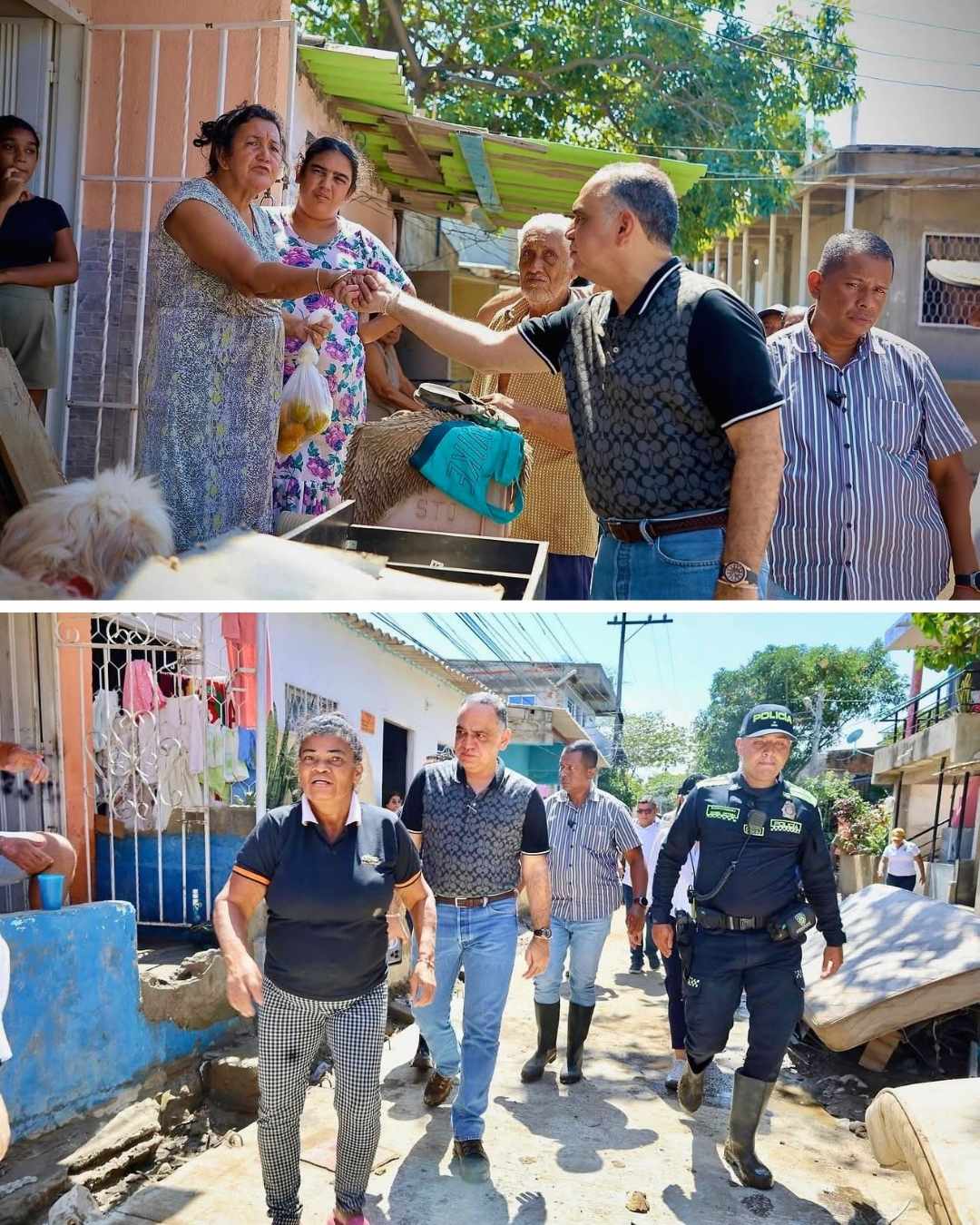 Pinedo pide al Gobierno atender a damnificados en Santa Marta