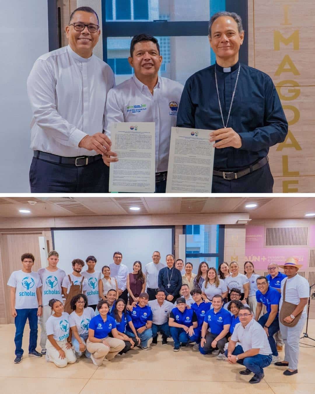 UNIMAGDALENA y Diócesis de Santa Marta fortalecen alianzas por los jóvenes y las comunidades